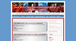 Desktop Screenshot of hypoteky-financniporadenstvi.cz